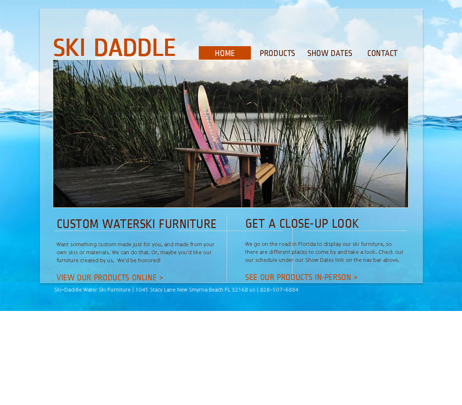 Ski Daddle, Godaddy Webbuilder Customization