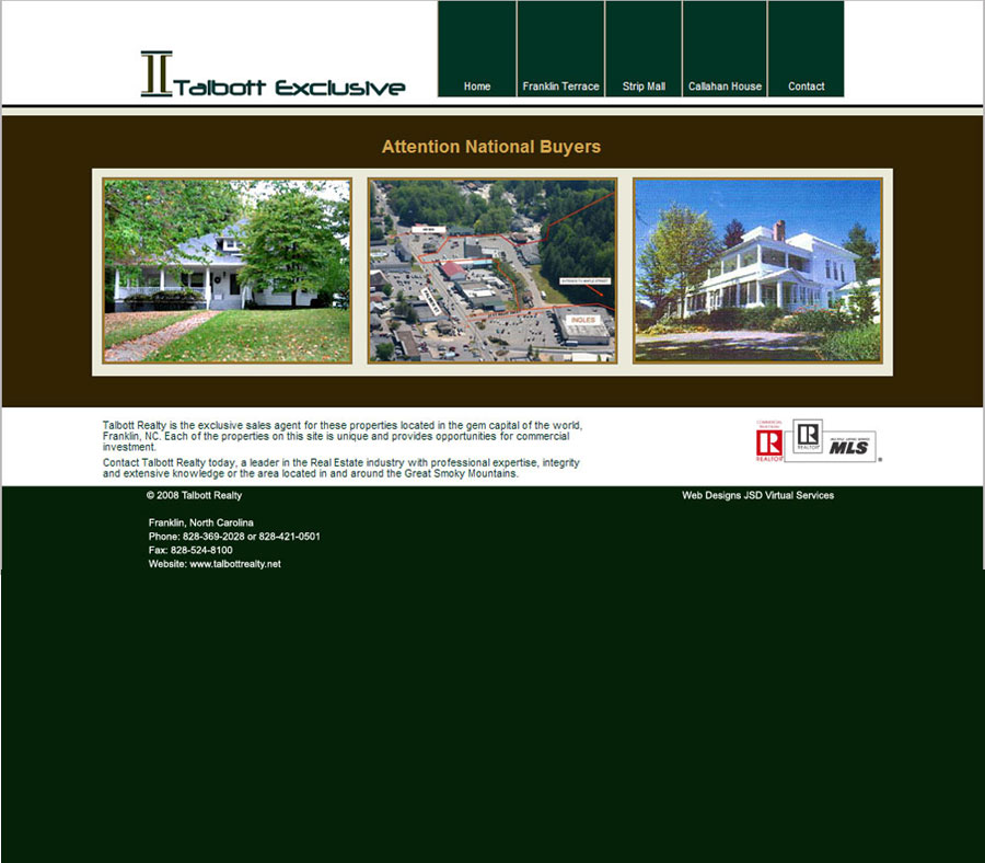 Talbott Exclusive Properties - Property display site